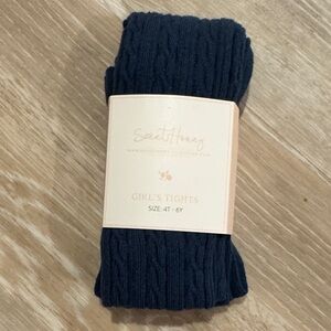 SweetHoney Deep Blue Girl's Tights